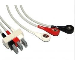 Китай Кабели ТПУ Филипс ЭКГ/руководство защищали кабель 3,6 метра для всей системы штепсельной вилки АА поставщик